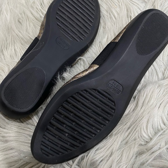 THE FLEXX METALLIC LEATHER BALLET FLATS 6.5 - Picture 6 of 10